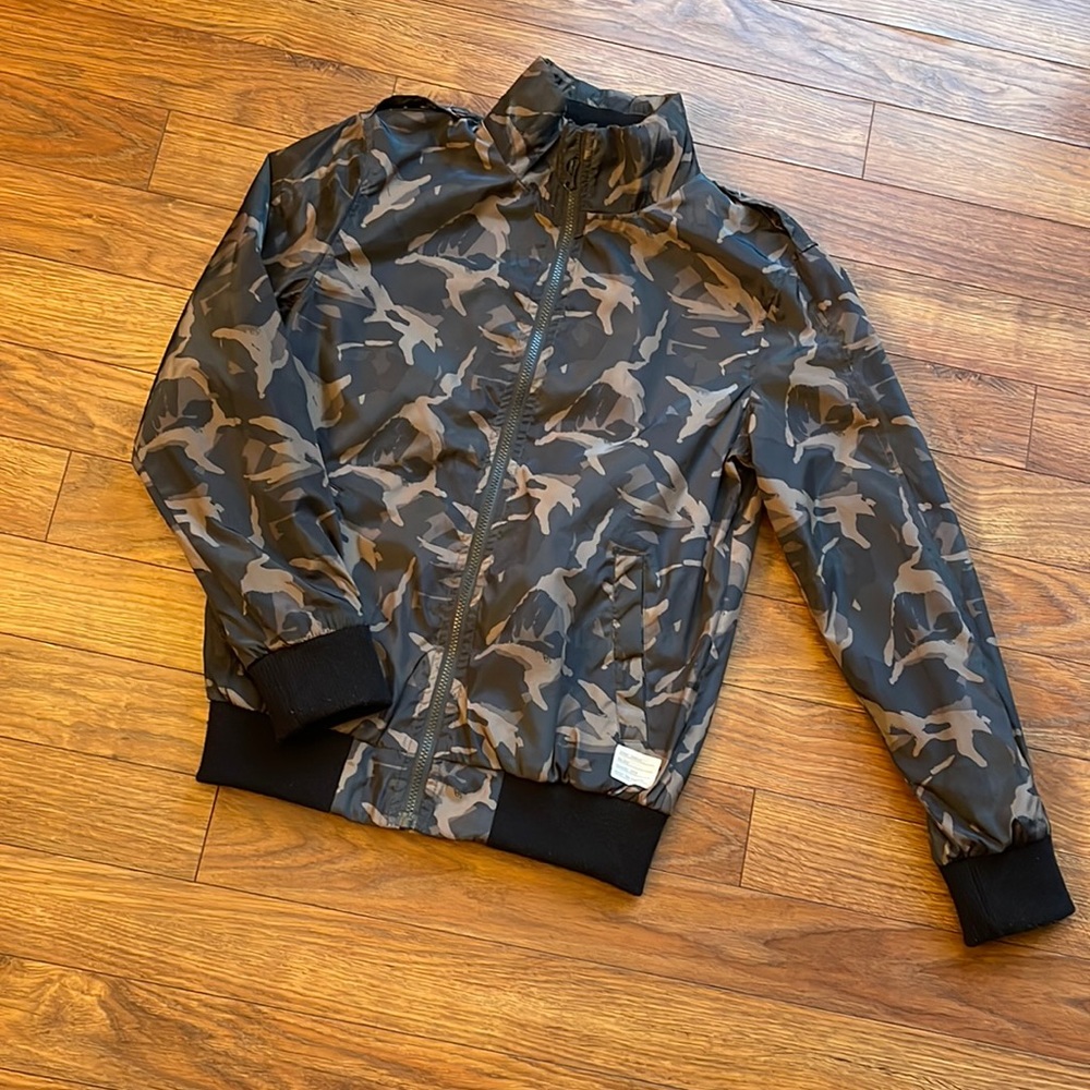 Camo Windbreaker Jacket